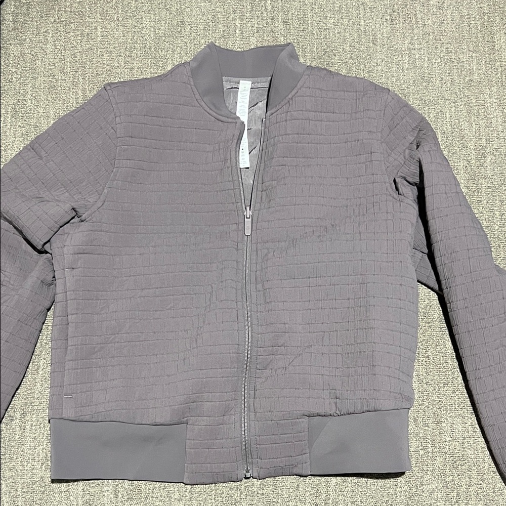 lululemon athletica purple Bomber Jacket